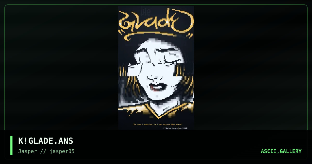 K!GLADE.ANS, by keetar, 2002