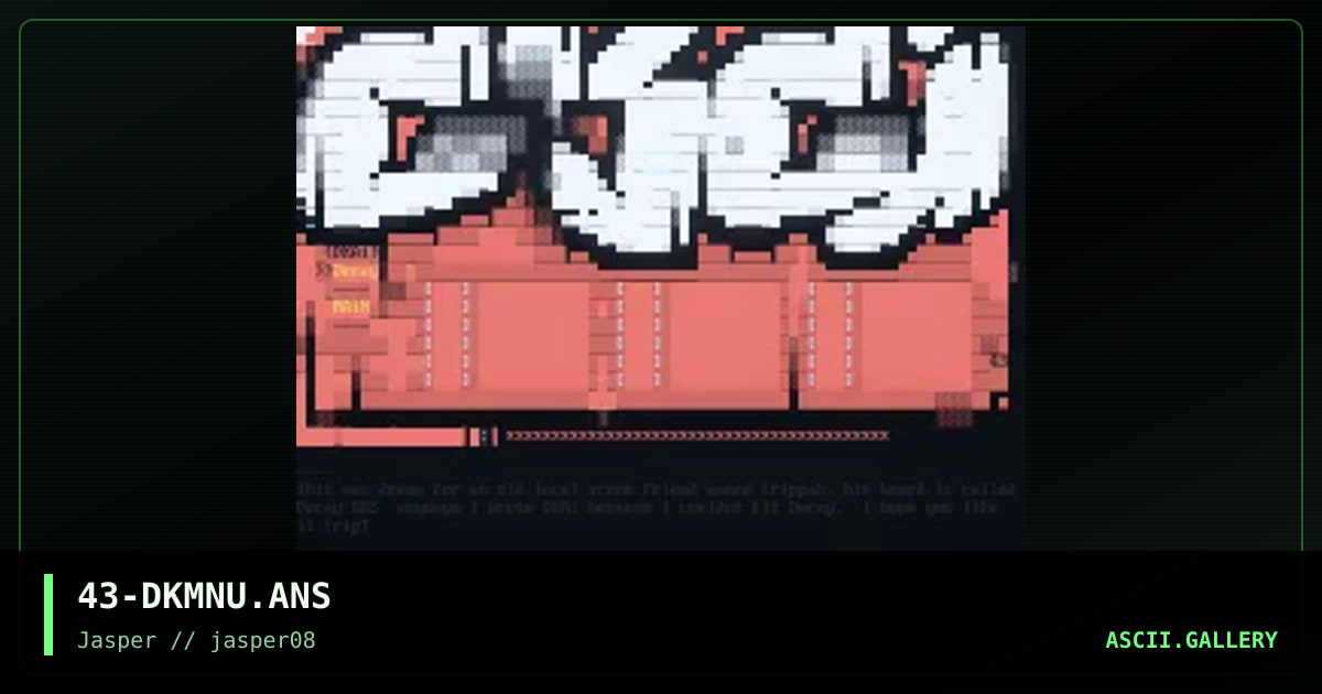 decay menu, by aesthetic, 2002