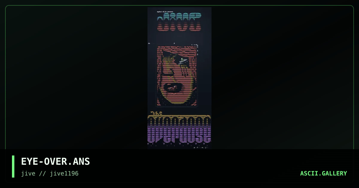 The Overdose, by eyeball, 1996