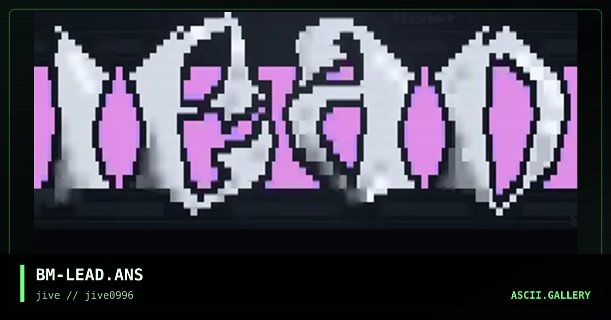 Lead (a new modding group), by blazemore, 1996