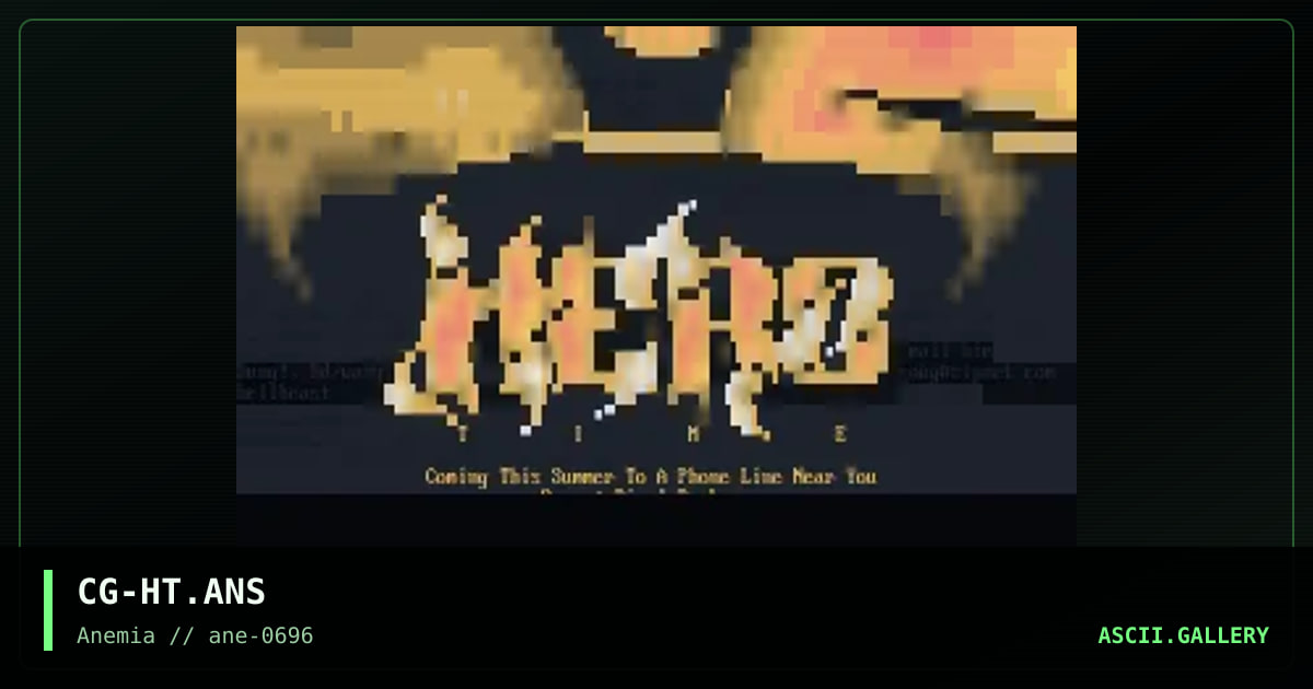 Hero Time, by coug, 1996