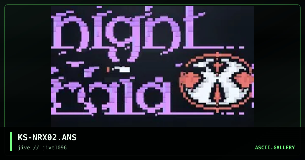 NightRaid X, by kspiff, 1996