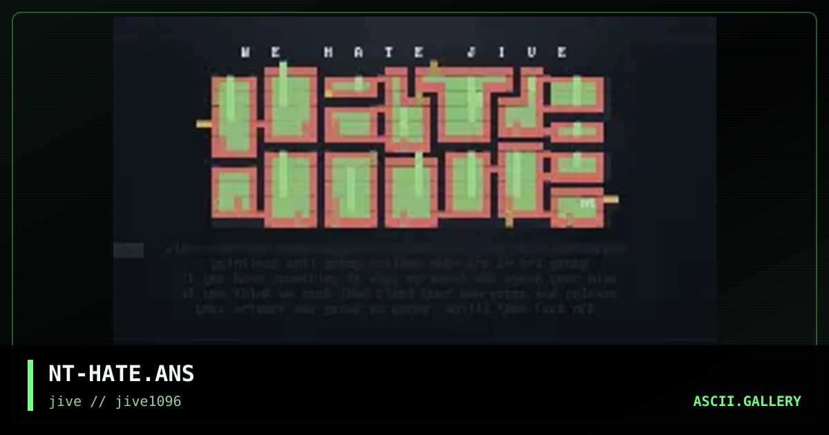 We Hate JiVE :), by nightrain, 1996