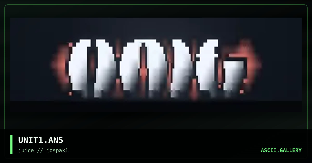 UNiT LOGO 1, by untagged, 1995