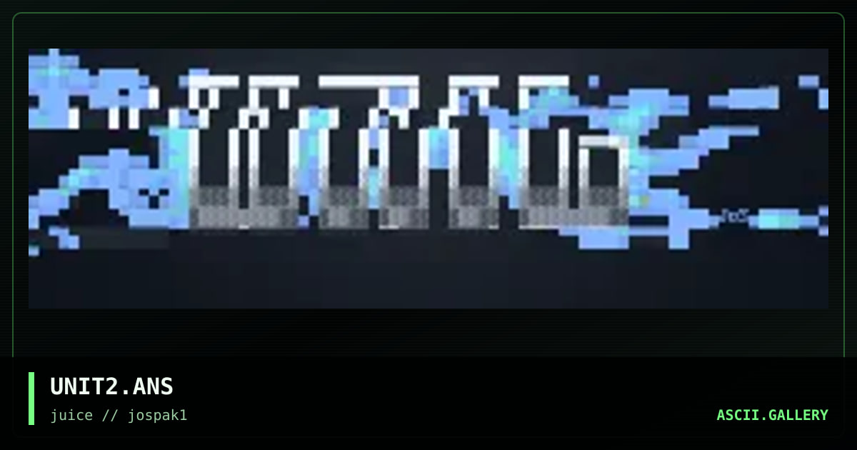 UNIT LOGO 2, by untagged, 1995