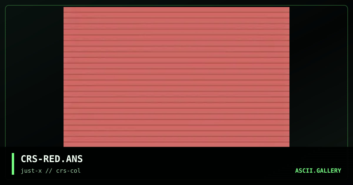 red, by crasher, 2002