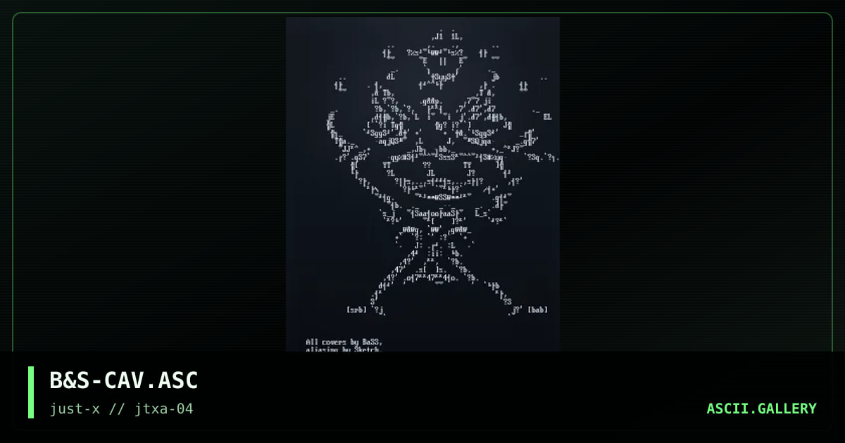 B&S-CAV.ASC, by bass, sketch rimanez, 2001