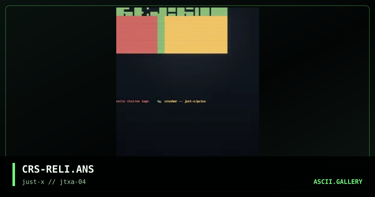 relic station, by crasher, 2001