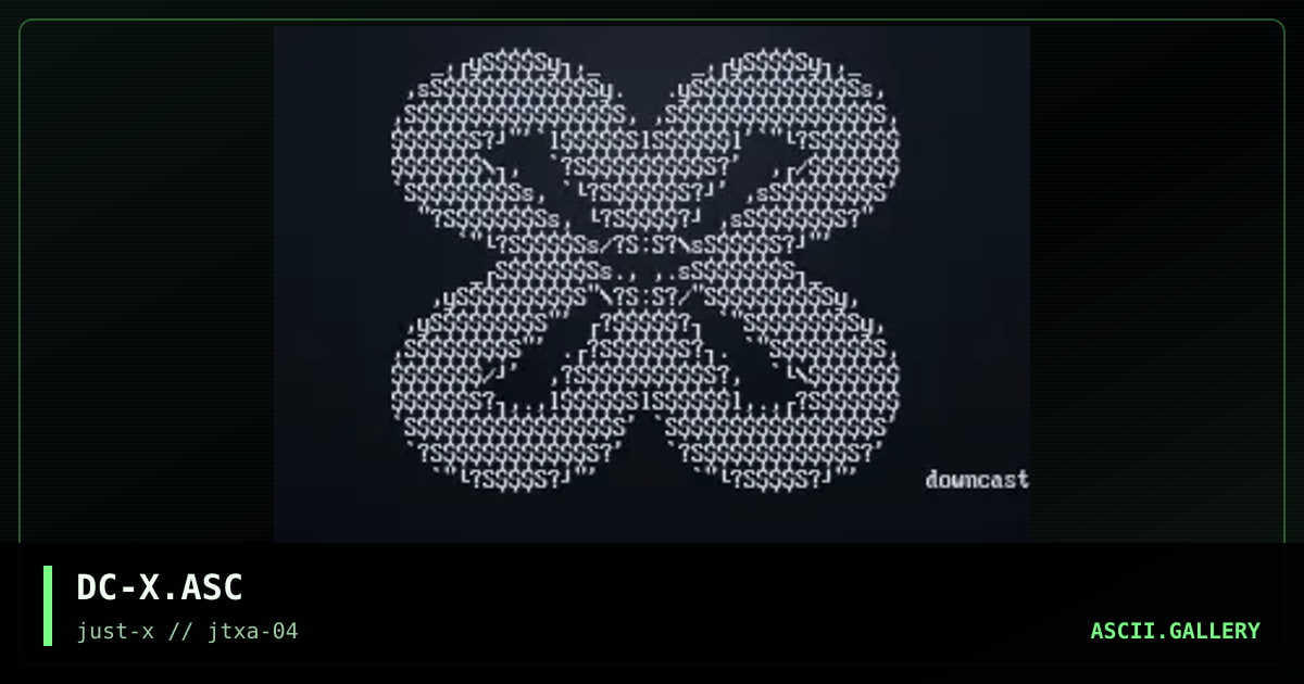 DC-X.ASC, by downcast, 2001