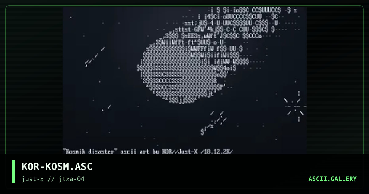 KOR-KOSM.ASC, by dj kor, 2001