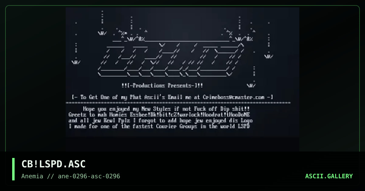 Lightspeed, by crimeboss, 1996