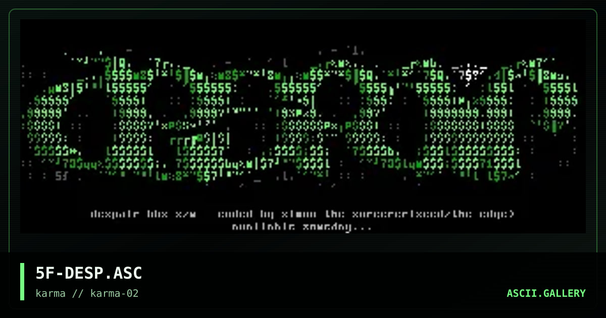despair, by speed freak, 1998