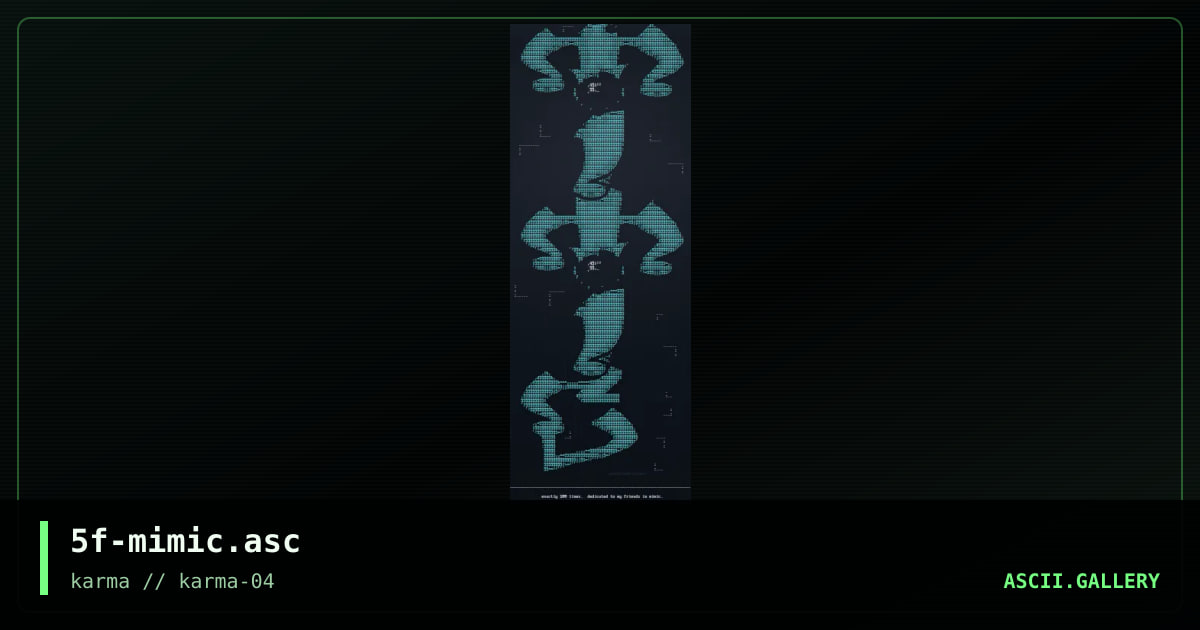 5f-mimic.asc, by speed freak, 1998