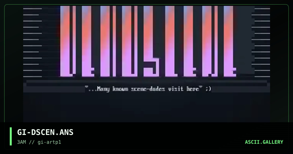 GI-DSCEN.ANS, by goldie, 1995