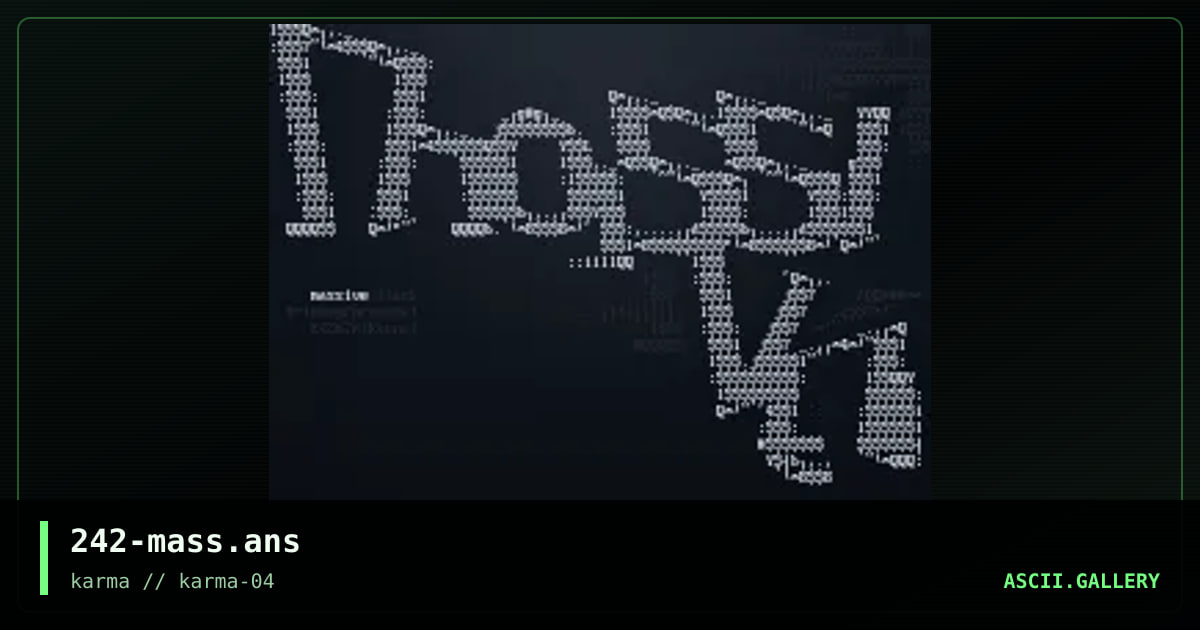 242-mass.ans, by metal militia, 1998