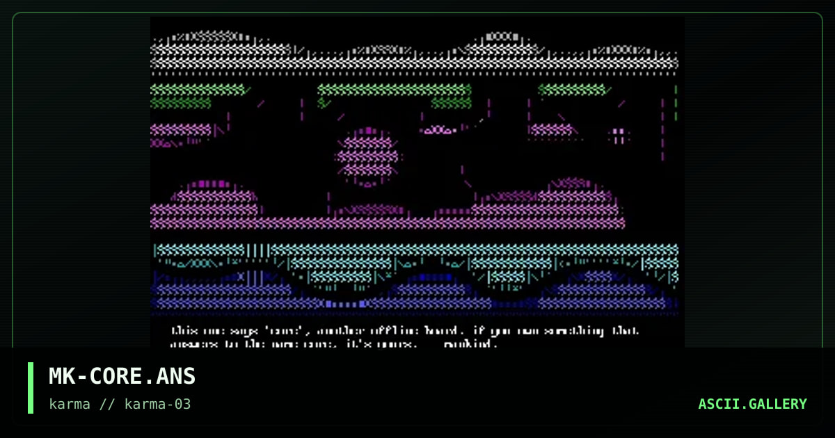 MK-CORE.ANS, by mankind, 1998