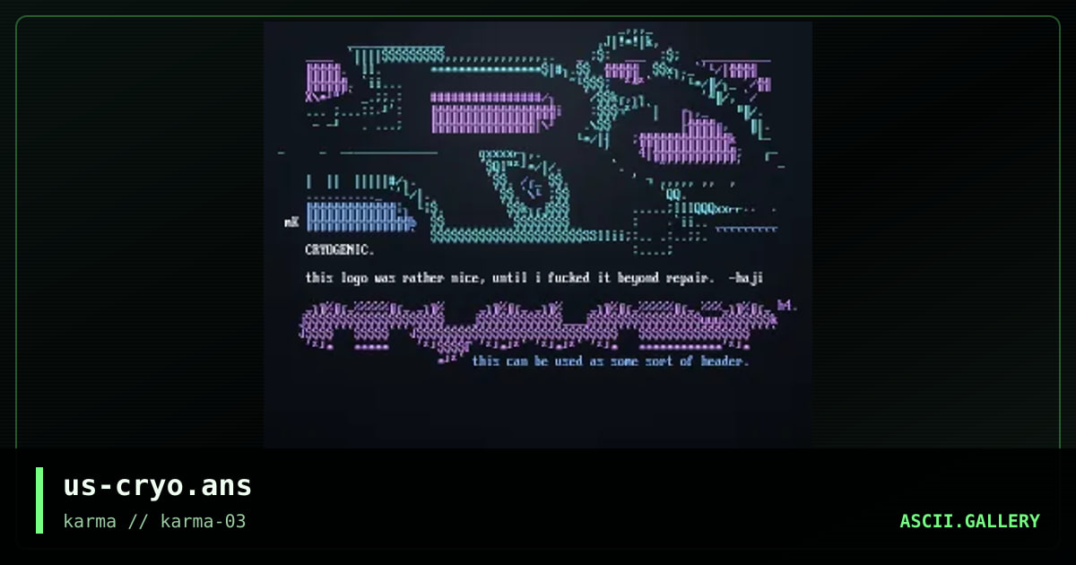 us-cryo.ans, by mankind, haji, 1998