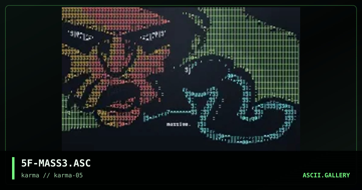 5F-MASS3.ASC, by speed freak, 1998