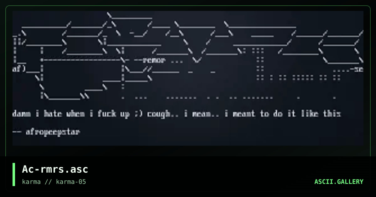 Ac-rmrs.asc, by afrocreep, 1998
