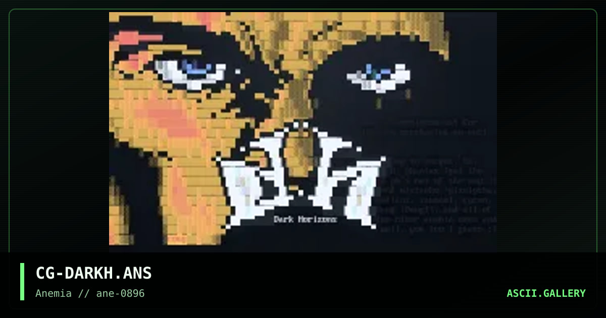 Dark Horizons, by coug, 1996