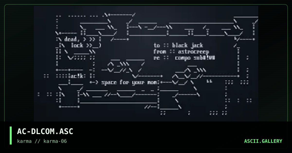 AC-DLCOM.ASC, by afrocreep, 1998