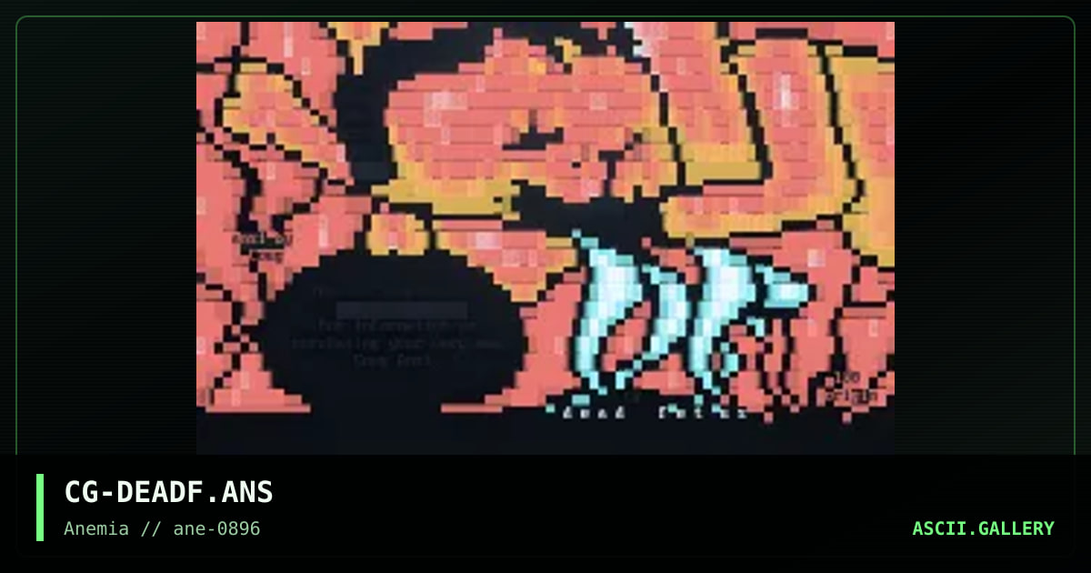 Dead Fetus, by coug, 1996