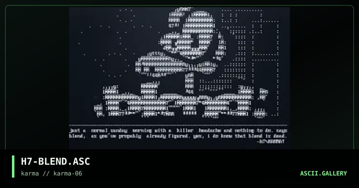 blend, by h7, 1998