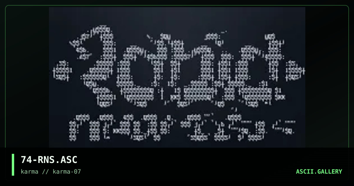 74-RNS.ASC, by discofunk 1974, 1998