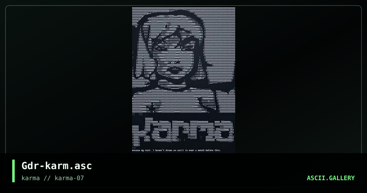 Gdr-karm.asc, by gravedancer, 1998