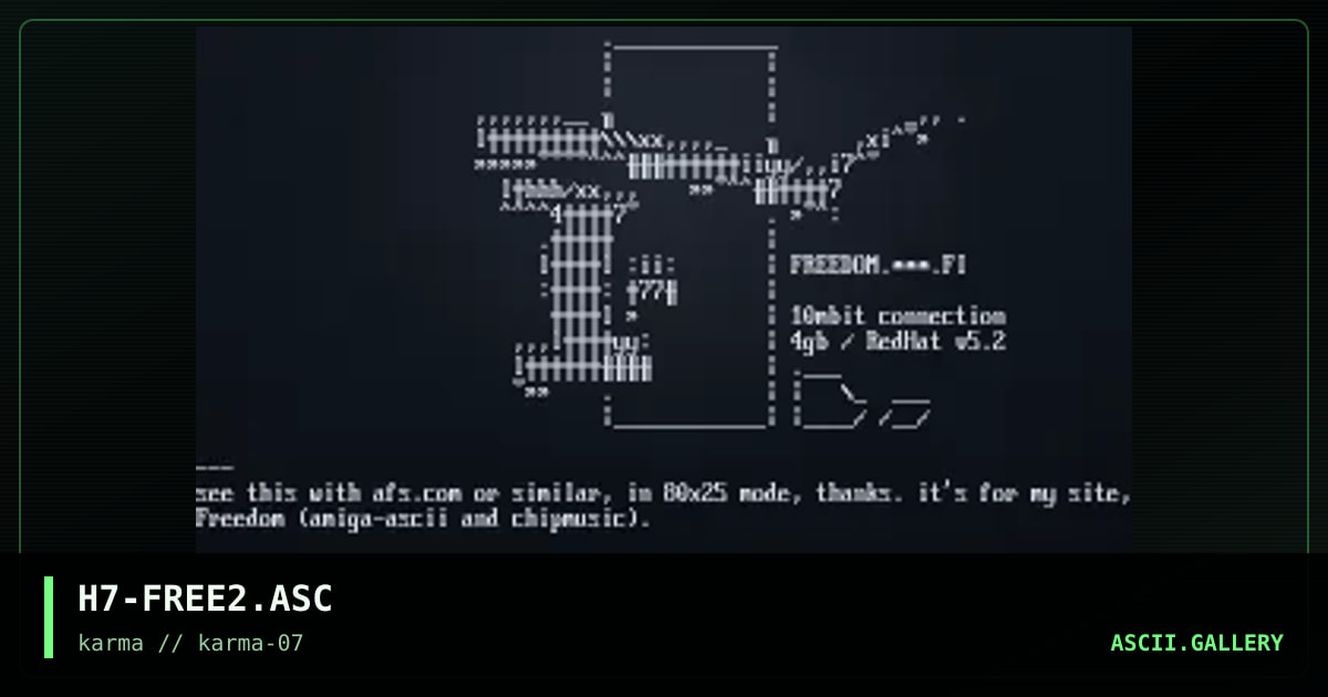 H7-FREE2.ASC, by h7, 1998
