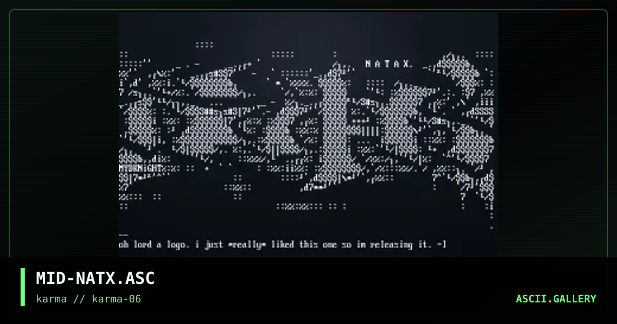 MID-NATX.ASC, by mydknight, 1998
