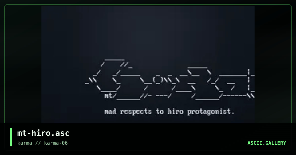 mt-hiro.asc, by martyr, 1998