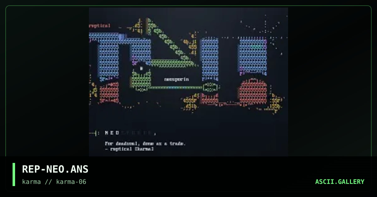 REP-NEO.ANS, by reptical, 1998