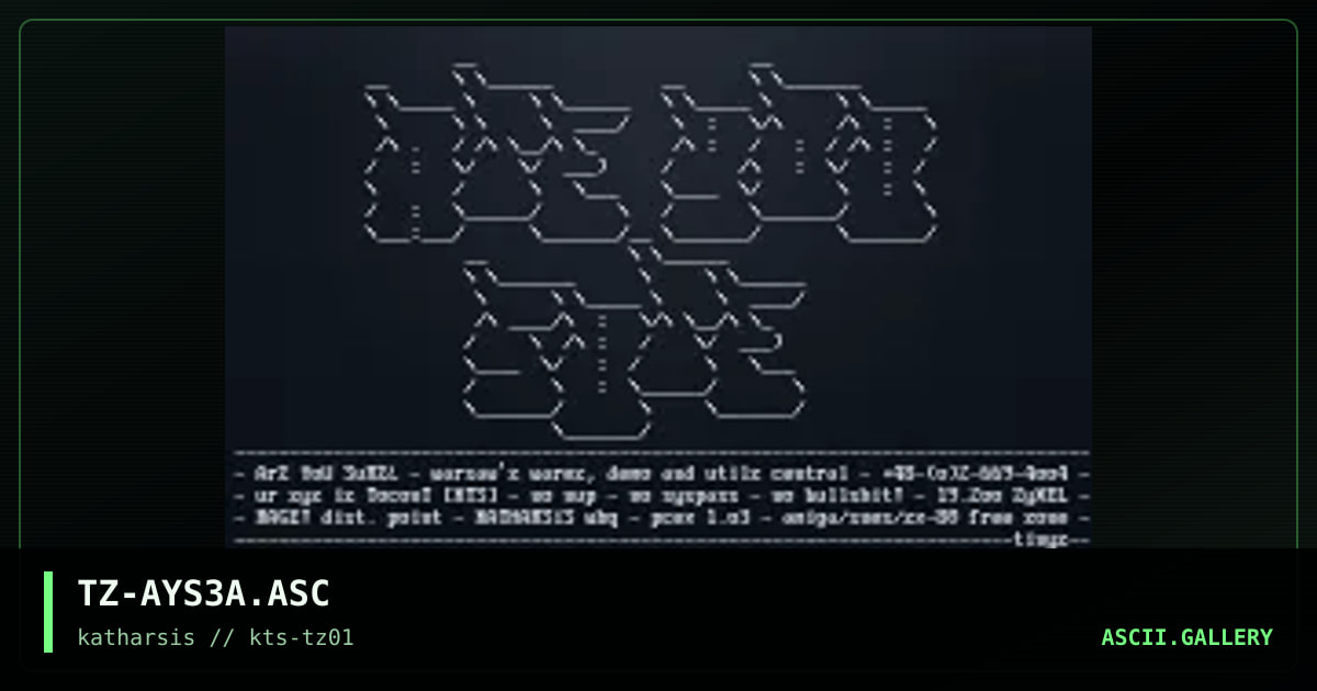 TZ-AYS3A.ASC, by tinyz, 1994