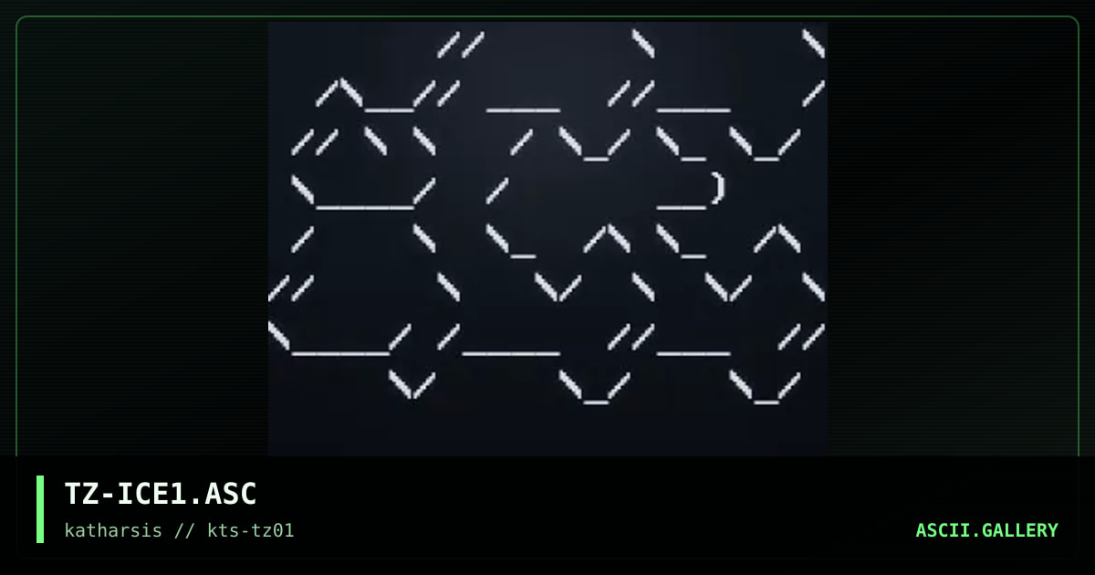TZ-ICE1.ASC, by tinyz, 1994