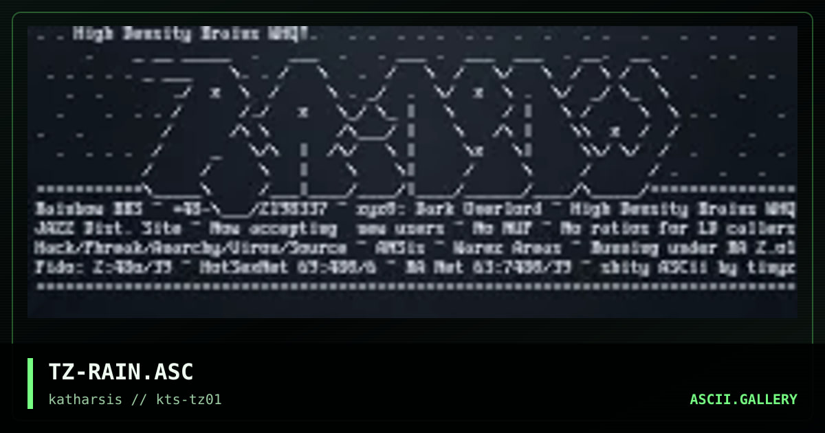 TZ-RAIN.ASC, by tinyz, 1994