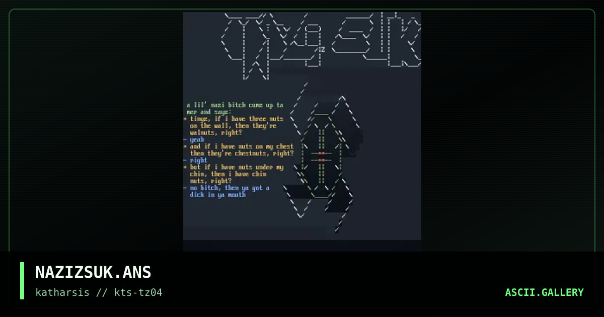 NAZIZSUK.ANS, by tinyz, 1994