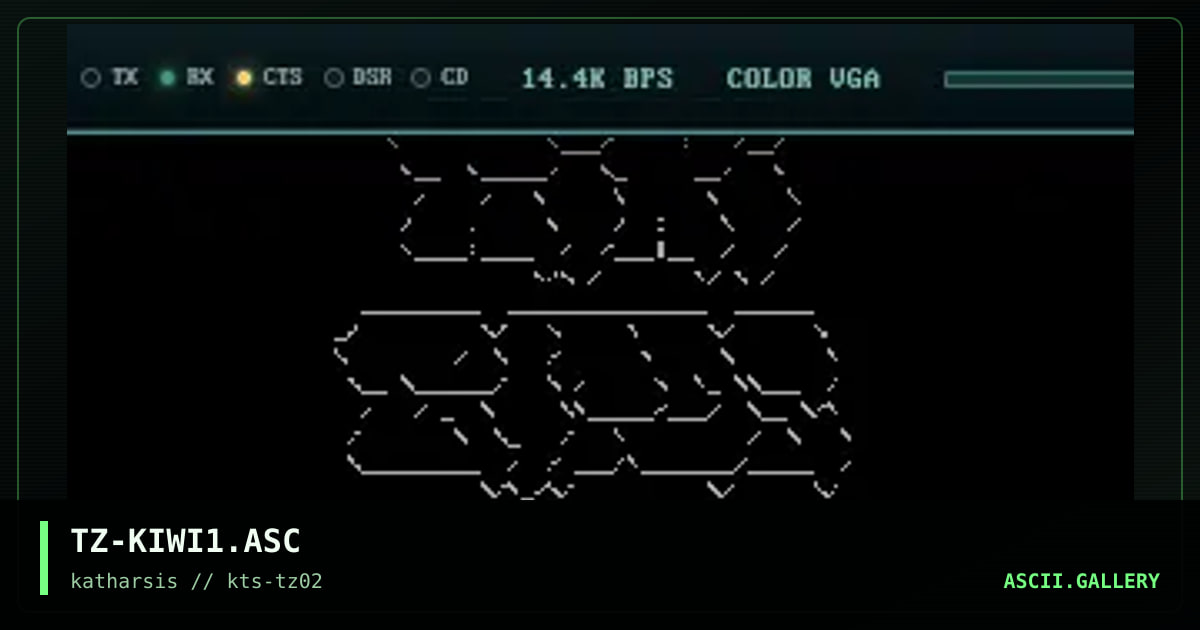 TZ-KIWI1.ASC, by tinyz, 1994