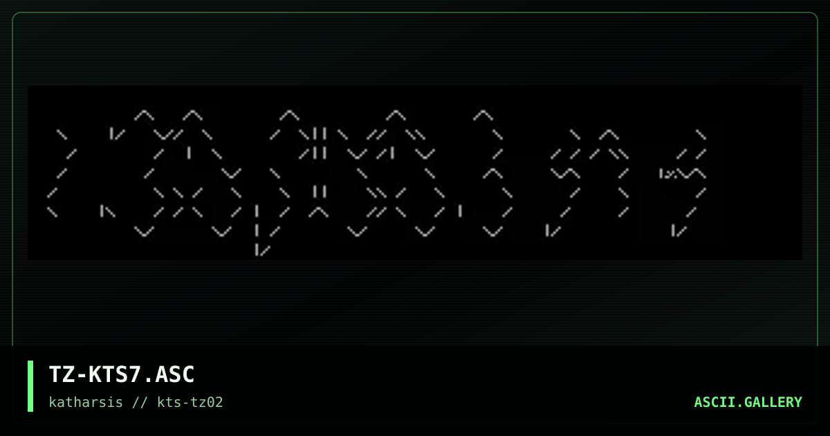 TZ-KTS7.ASC, by tinyz, 1994