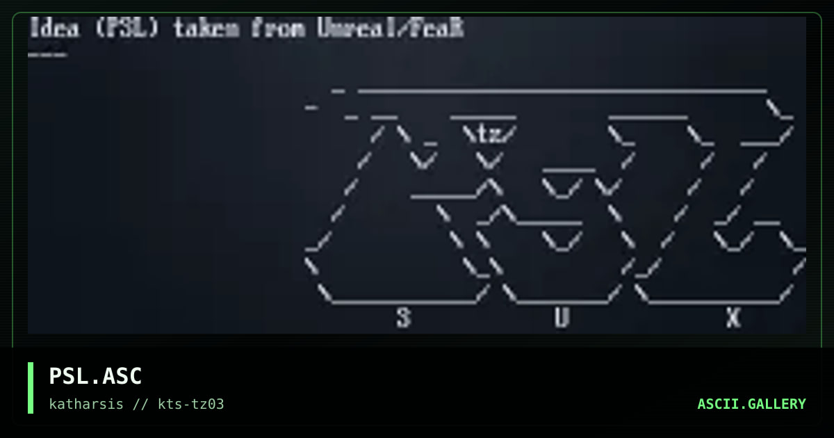 PSL.ASC, by tinyz, 1994