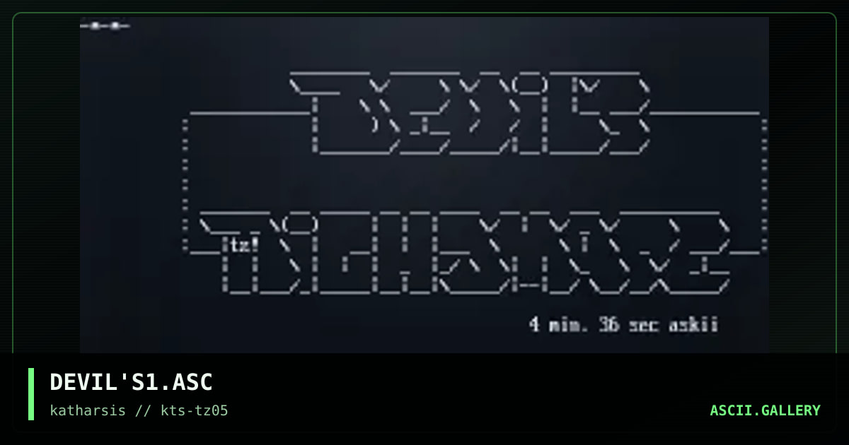DEVIL'S1.ASC, by tinyz, 1994