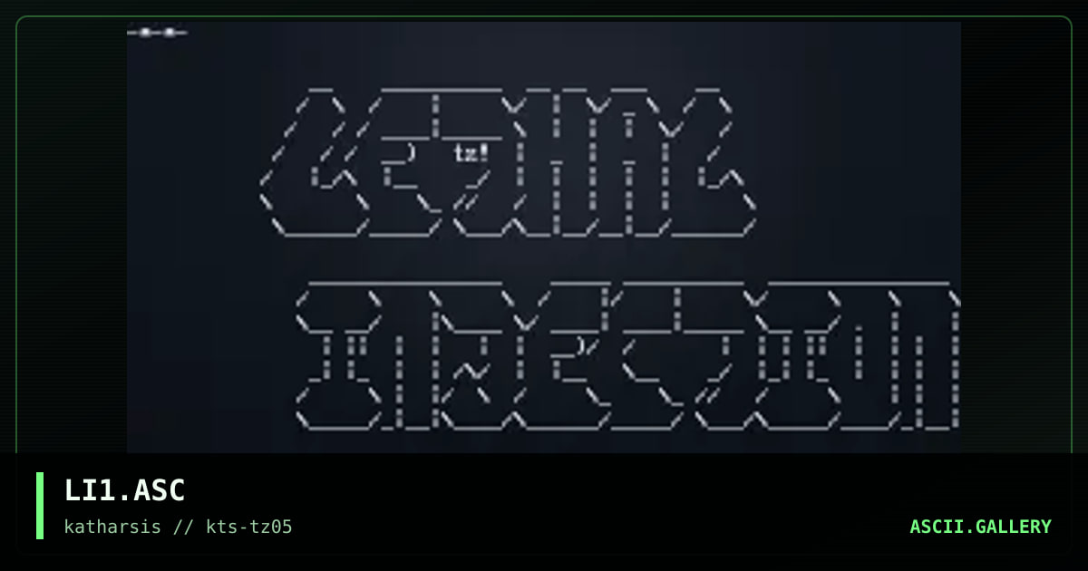LI1.ASC, by tinyz, 1994