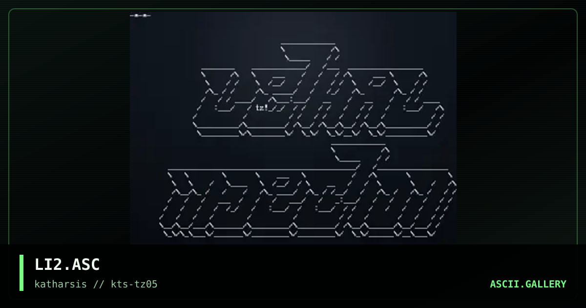 LI2.ASC, by tinyz, 1994