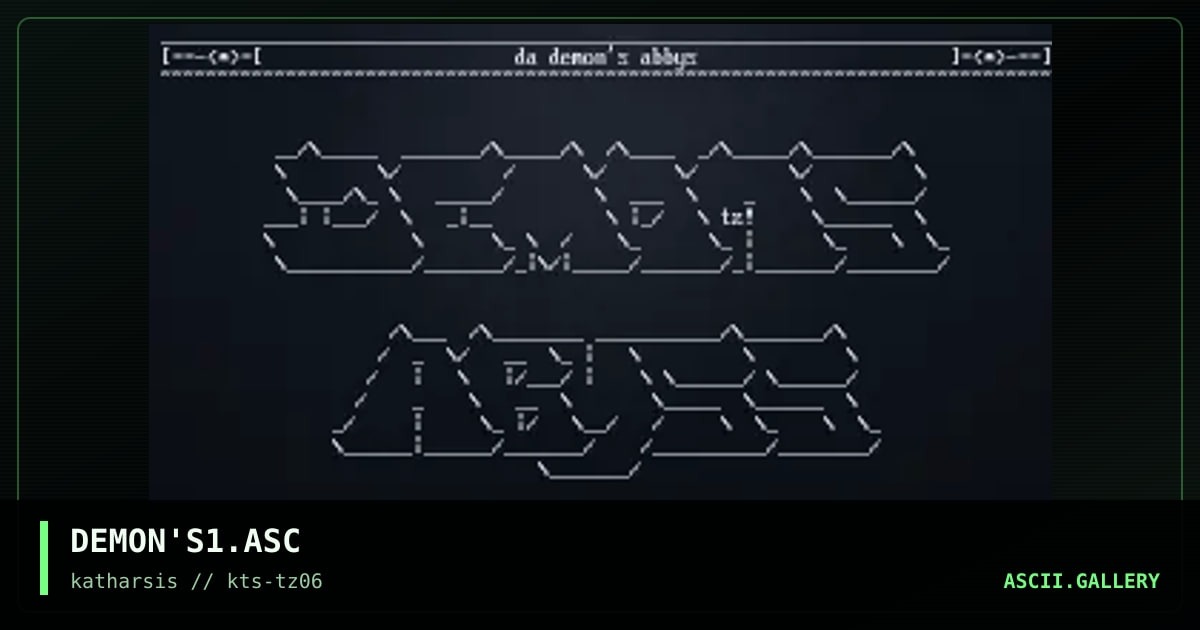 DEMON'S1.ASC, by tinyz, 1994