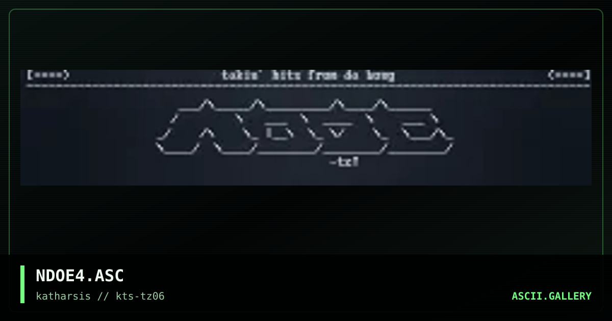 NDOE4.ASC, by tinyz, 1994