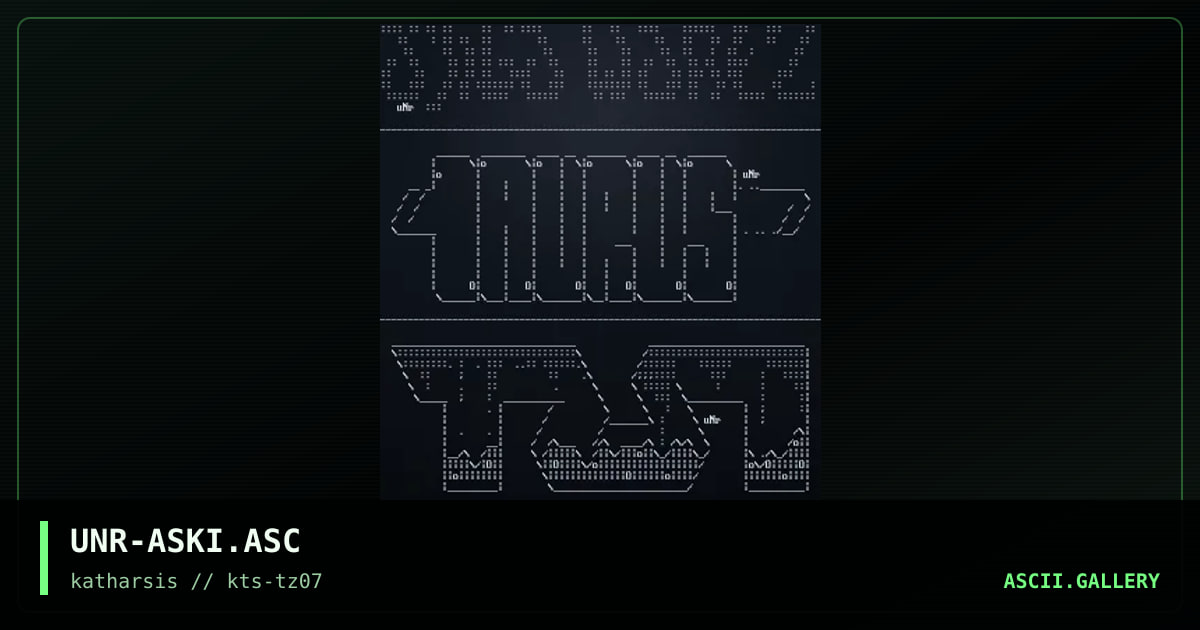 UNR-ASKI.ASC, by tinyz, 1994