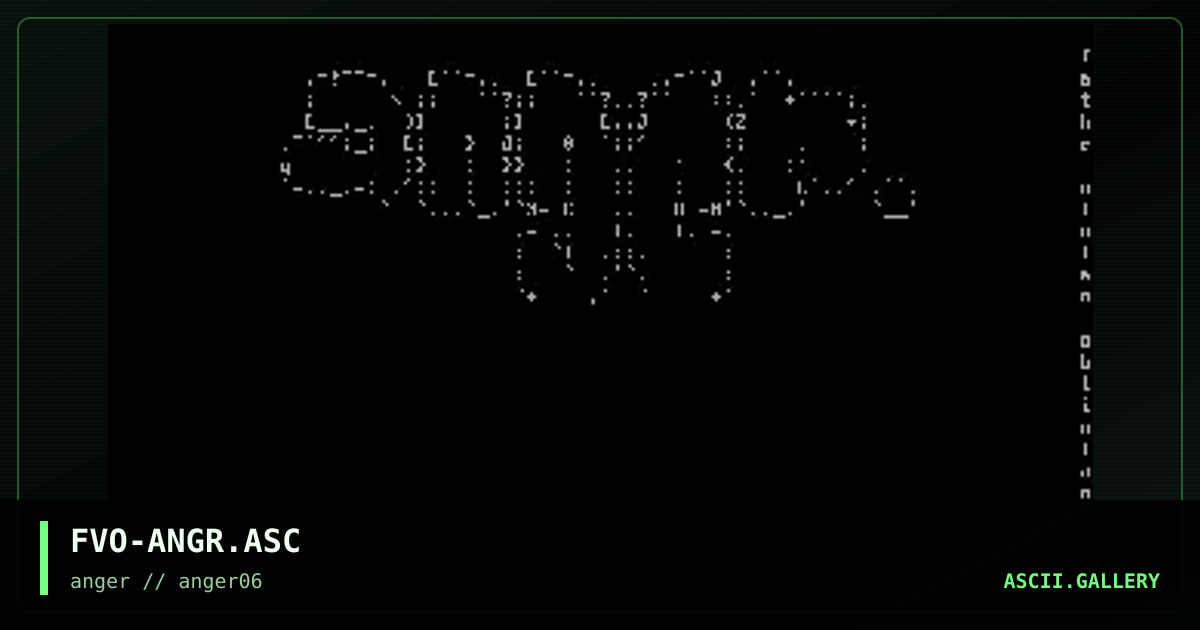 anger add nigga., by fathr vivian oblivion, 1996