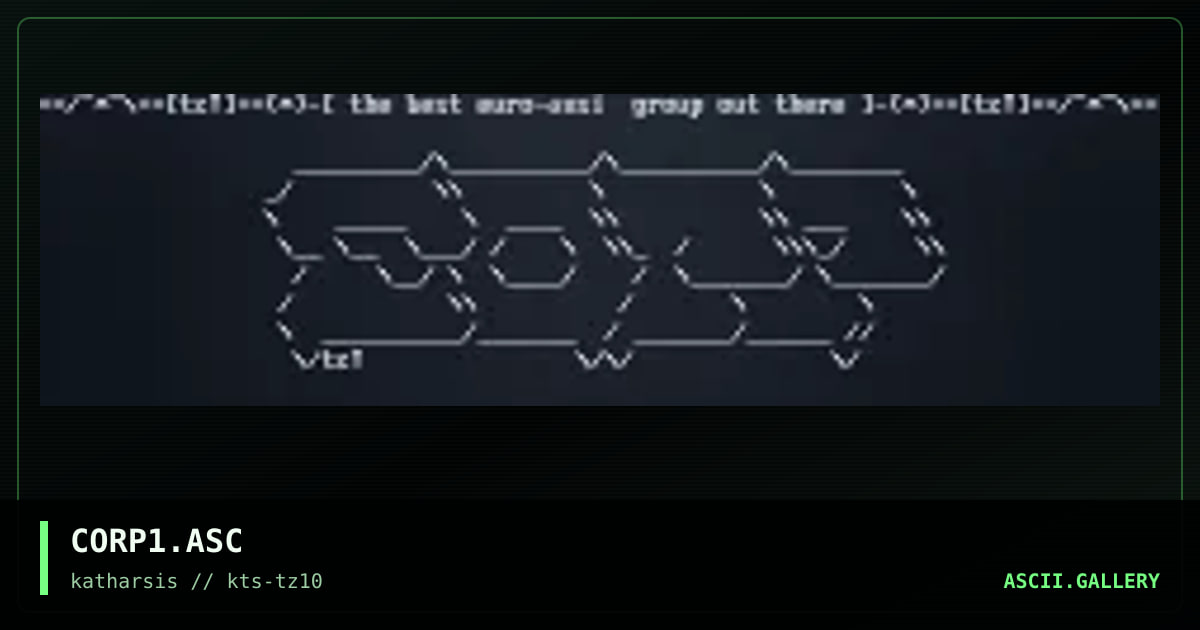 CORP1.ASC, by tinyz, 1994
