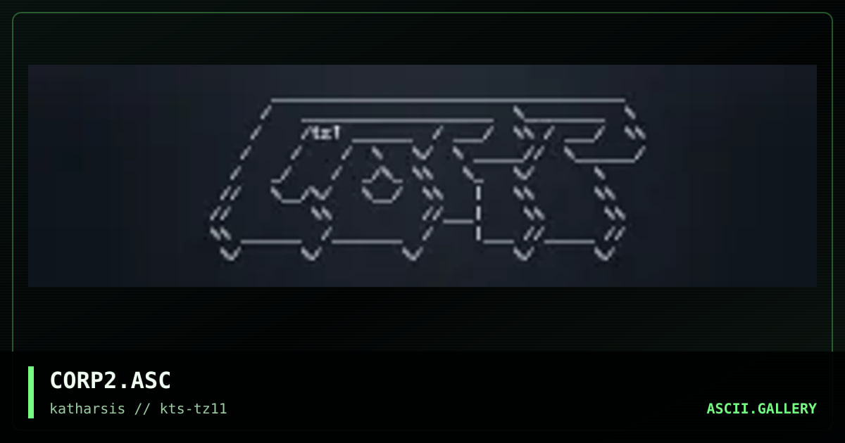 CORP2.ASC, by tinyz, 1994