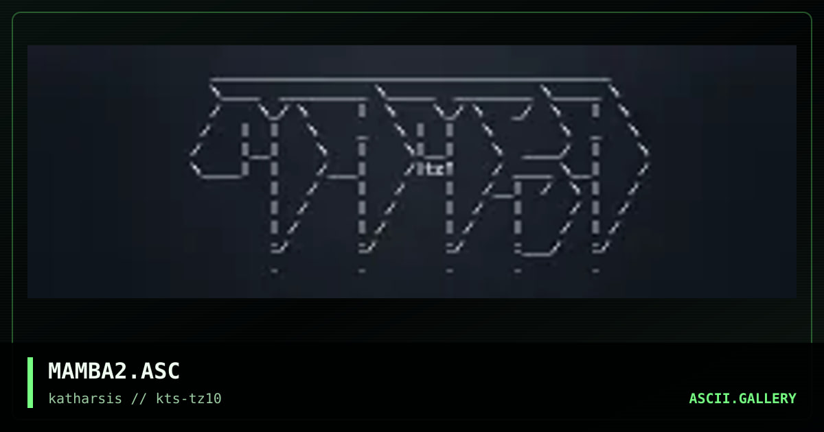 MAMBA2.ASC, by tinyz, 1994